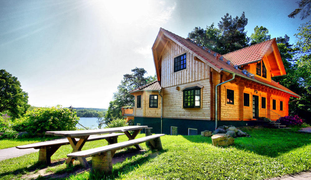 Haus Am See Chorin Exterior foto